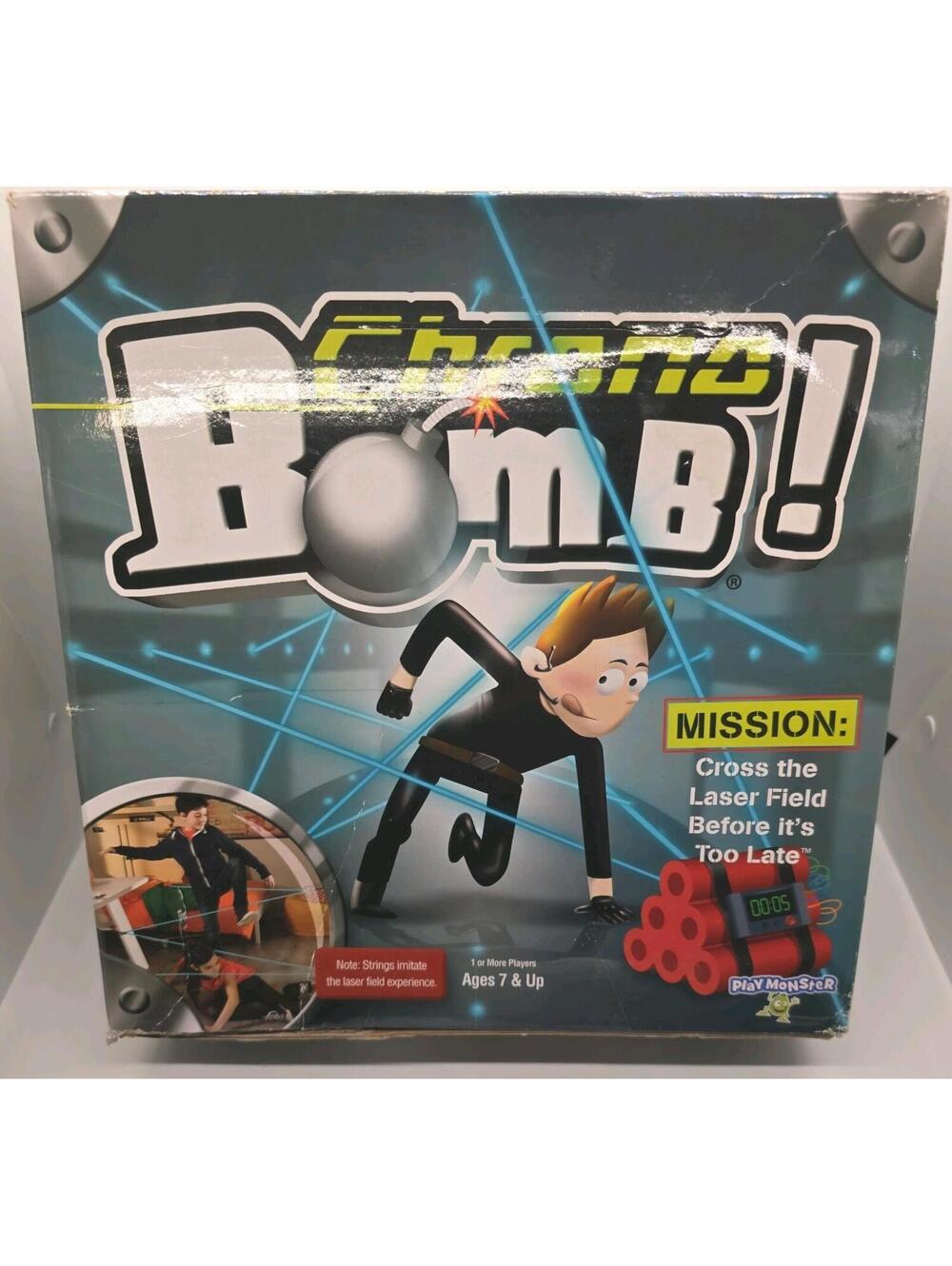 PlayMonster Chrono Bomb - Secret Agent Timed Bomb Diffuser Card Game Ages 7 &Up